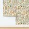 Tropical Multicolored Botanical Custom Removable Wallpaper by Spoonflower Peel & Stick Wallpaper 2FT Wide